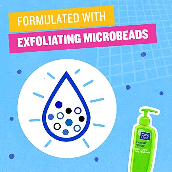 Clean & Clear CLEAN AND CLEAR DAILY FACIAL WASH MORNING ENERGY SHINE CONTROL 150ML, ENRICHED WITH LEMONGRASS AND FRUIT EXTRACTS, KEEPS SKIN AWAKE, FRESH AND SHINE-FREE - Image 3